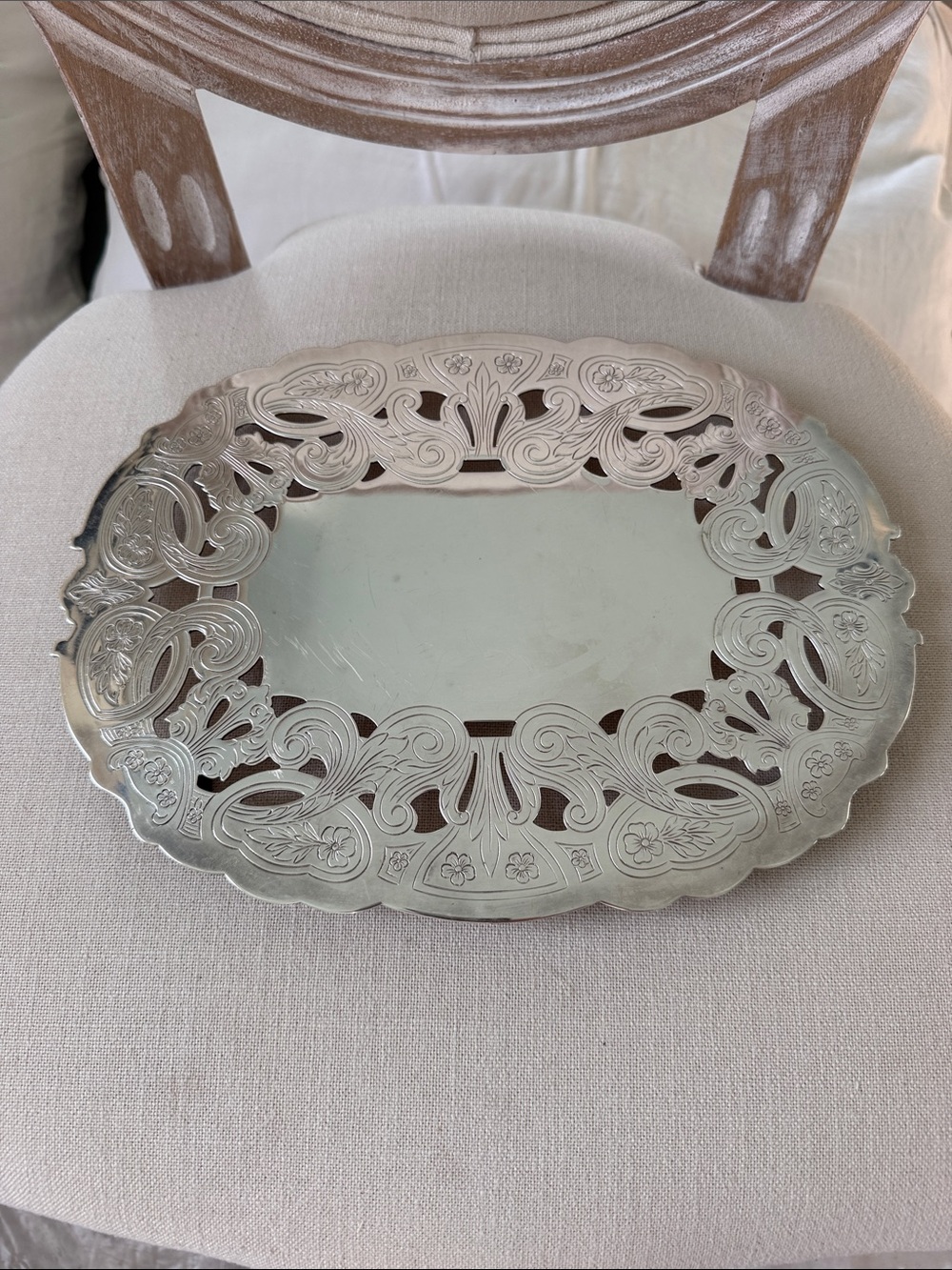 Vintage Wallace Silver Plate Trivet